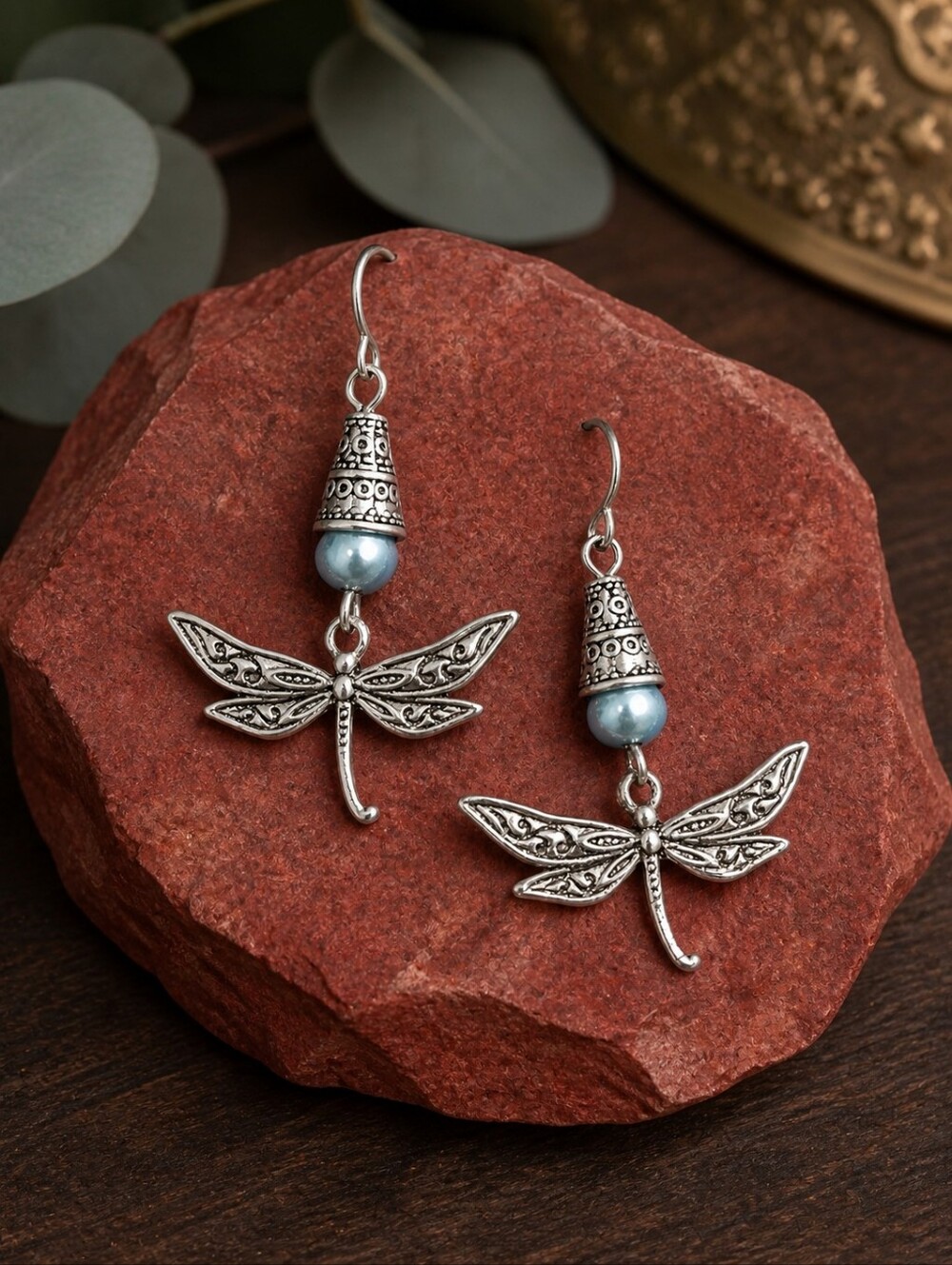 Handcrafted Dragonfly Earrings